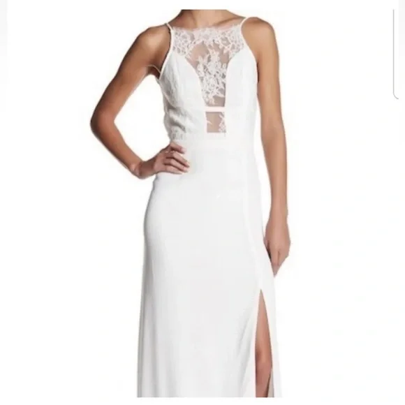 off white lace midi dress Ivory Lace Midi Dress